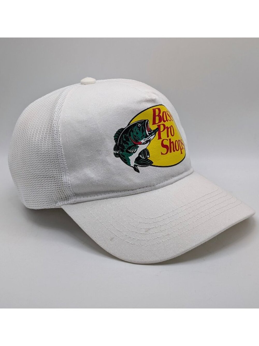 Bass Pro Shops Hat Outdoor Fishing Trucker Mesh Cap Adjustable SnapBack Retro